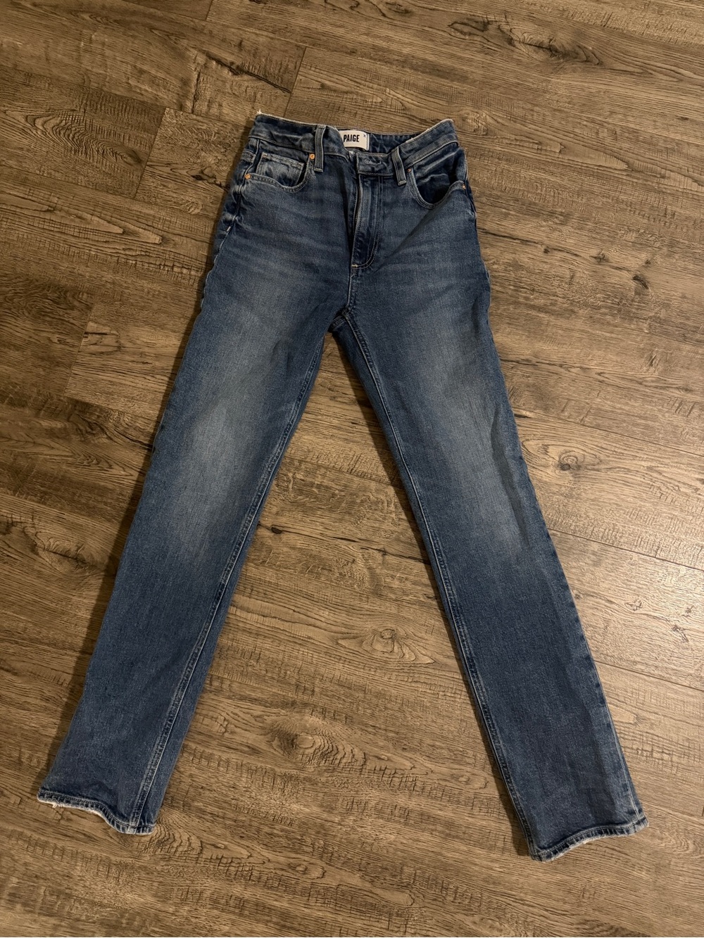 PAIGE Women's Stella Jeans in Dark Blue Wash